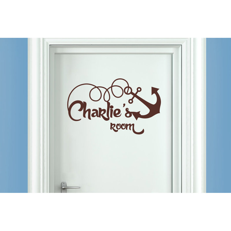 Nautical & Beach Wall Decal, Brown