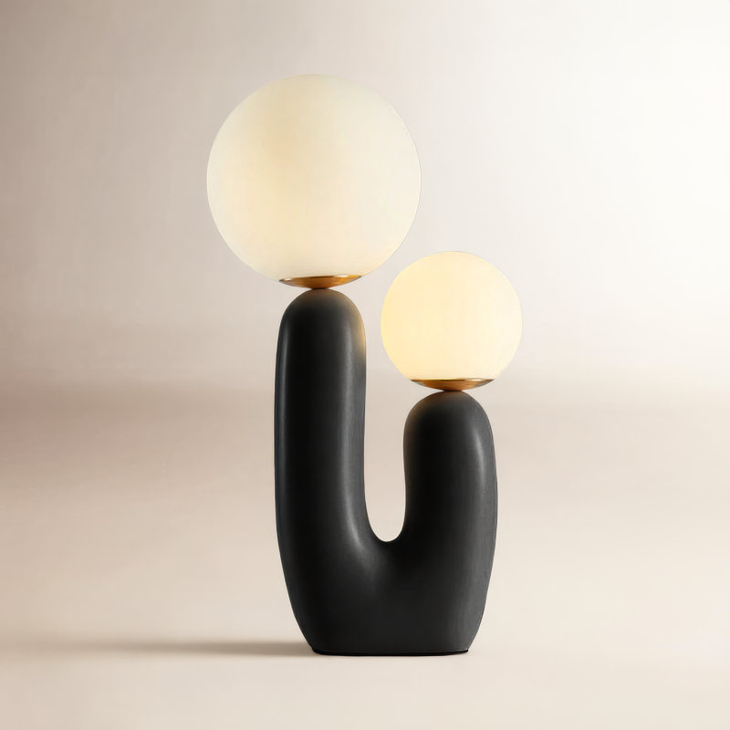 Lampe de table Yuma, Noir