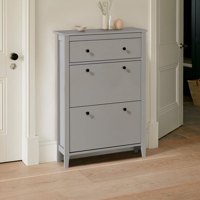 Tyson Shoe Storage, Grey