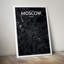 Moscow City Map - Unframed Graphic Art Print on Paper-265948771-147800409