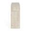 Console de 52 po en bois avec bord incurvé, texture naturelle, parfaite pour les vestibules et les salons-129355164