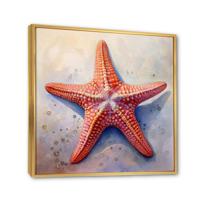 Spinny Starfish III - Coastal Canvas Art