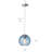 Abhaki 1 - Light Nickel Sphere Pendant