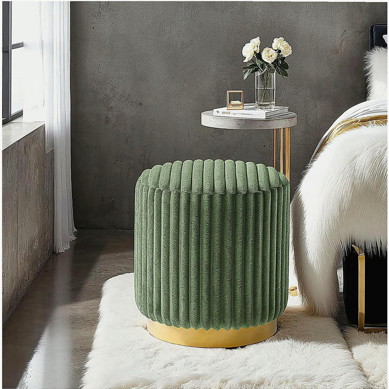 Finition verte de style contemporain 1pc, Vert