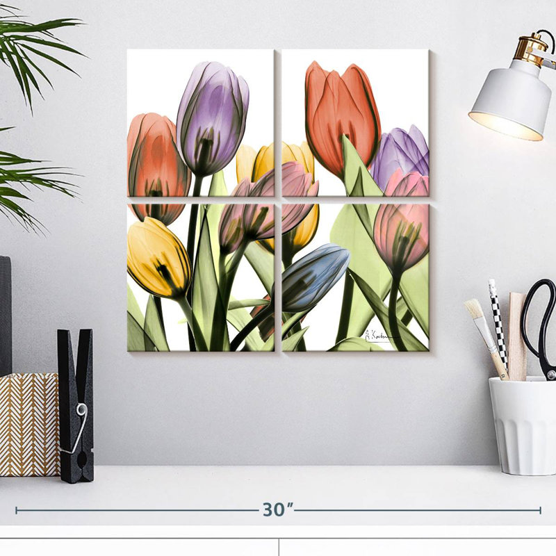 Harnek Tulip Scape, 18" H x 18" W