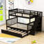 Lit superposé standard avec lit gigogne Hade de Harriet Bee-555626684-601435409