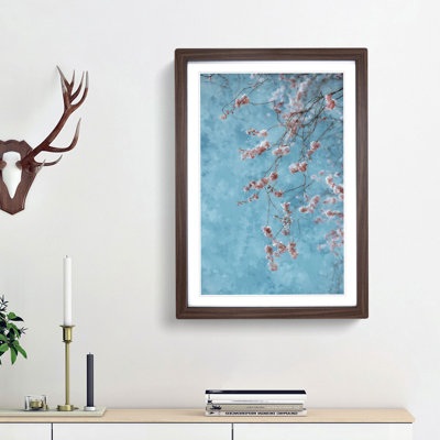 Beautiful Pink Cherry Blossom - Picture Frame Graphic Art Print