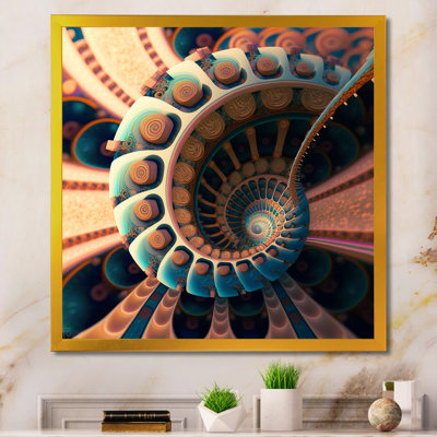 " Turquoise Fractal Emanation IV "