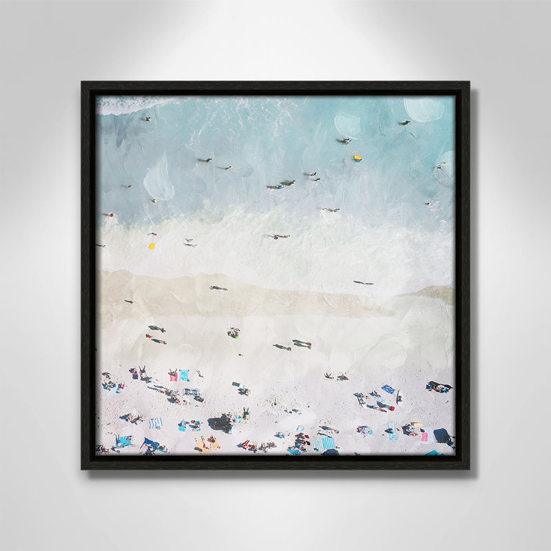 «Beaching Out II» par Milli Villa, Espresso, H 13,5 po x l 13,5 po