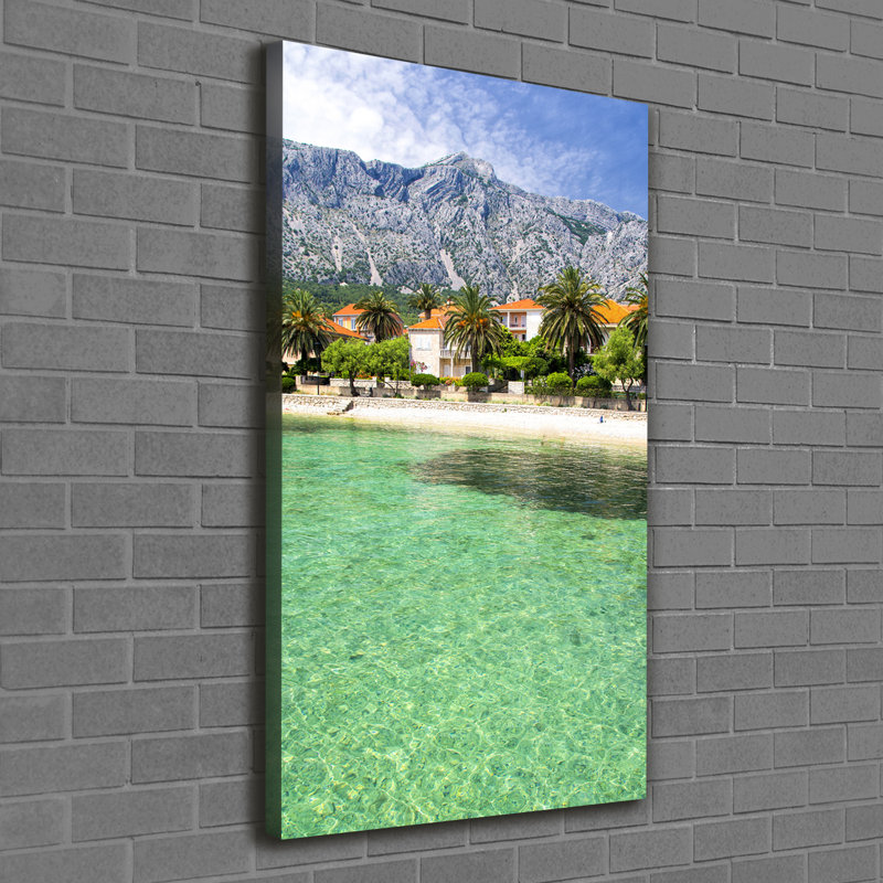 Beach In Croatia - Wrapped Canvas Print