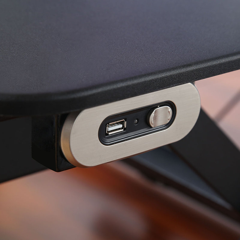 Black Electric Height Adjustable Standing Desk Converter
