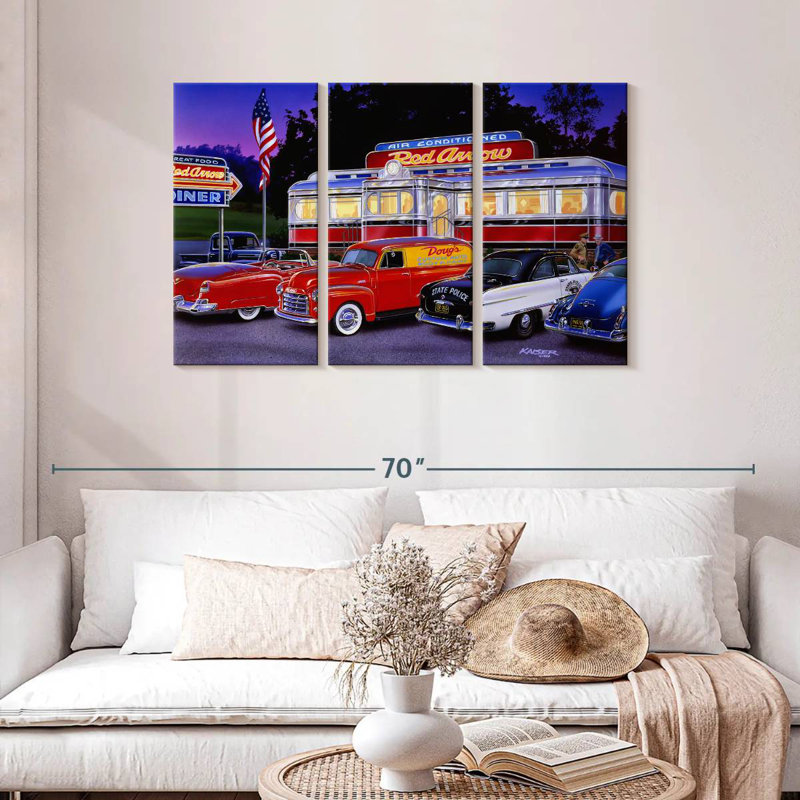 Mehar Red Arrow Diner, 28" H x 45" W