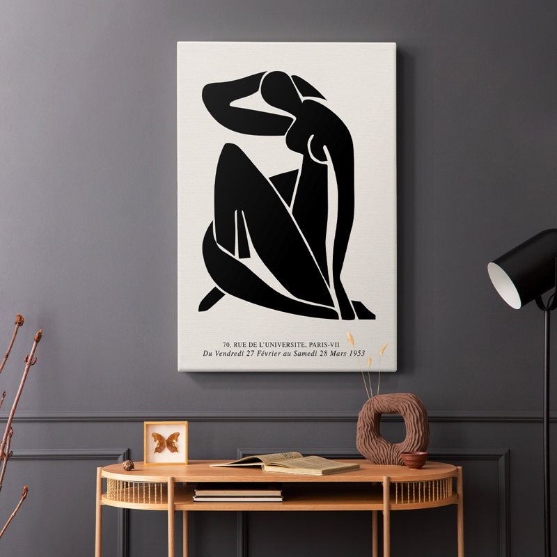 Matisse LVI, reproduction encadrée - galerie Cavas, H 48 po x l 32 po