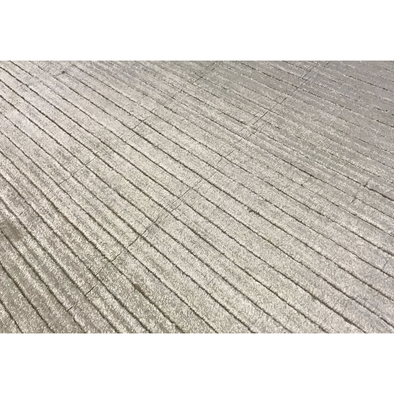 Gabbeh Hand-Knotted High-Quality Beige Area Rug