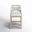 Tabouret de bar avec coussin en teck Mitali-60540503