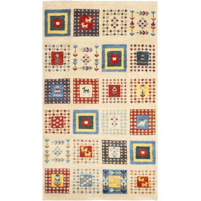 Gabbeh Hand Tufted Wool Rug