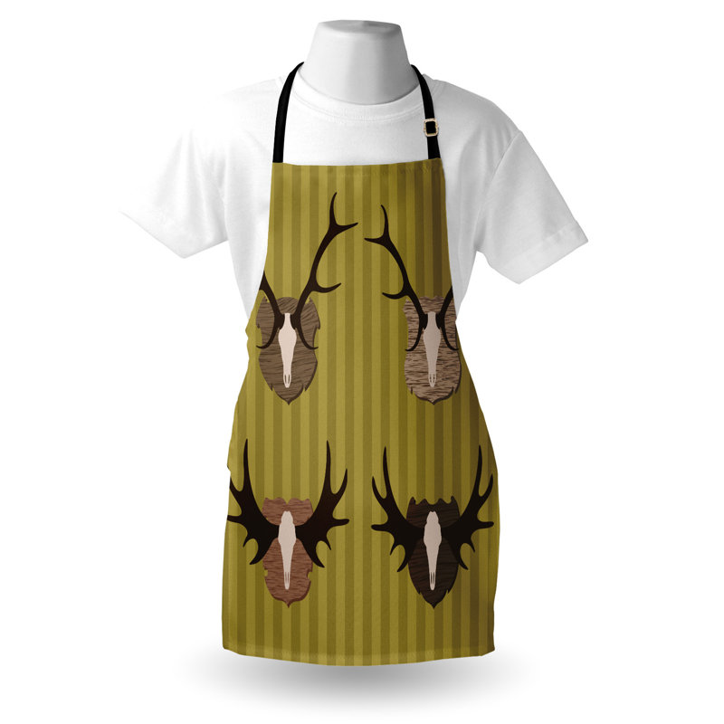 No Pattern Bib Apron