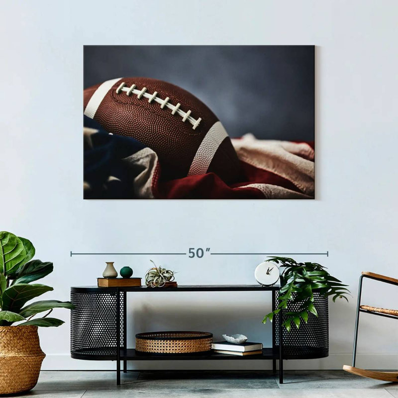 Football américain Sireci sur drapeau, H 30 po x l 45 po