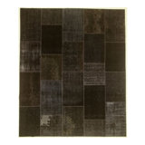 Geometric Area Rug in Brown