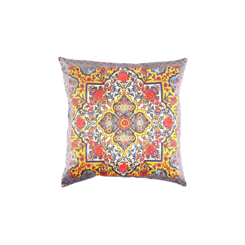 Persian Velvet Pillow, 20"H x 20"W, Square