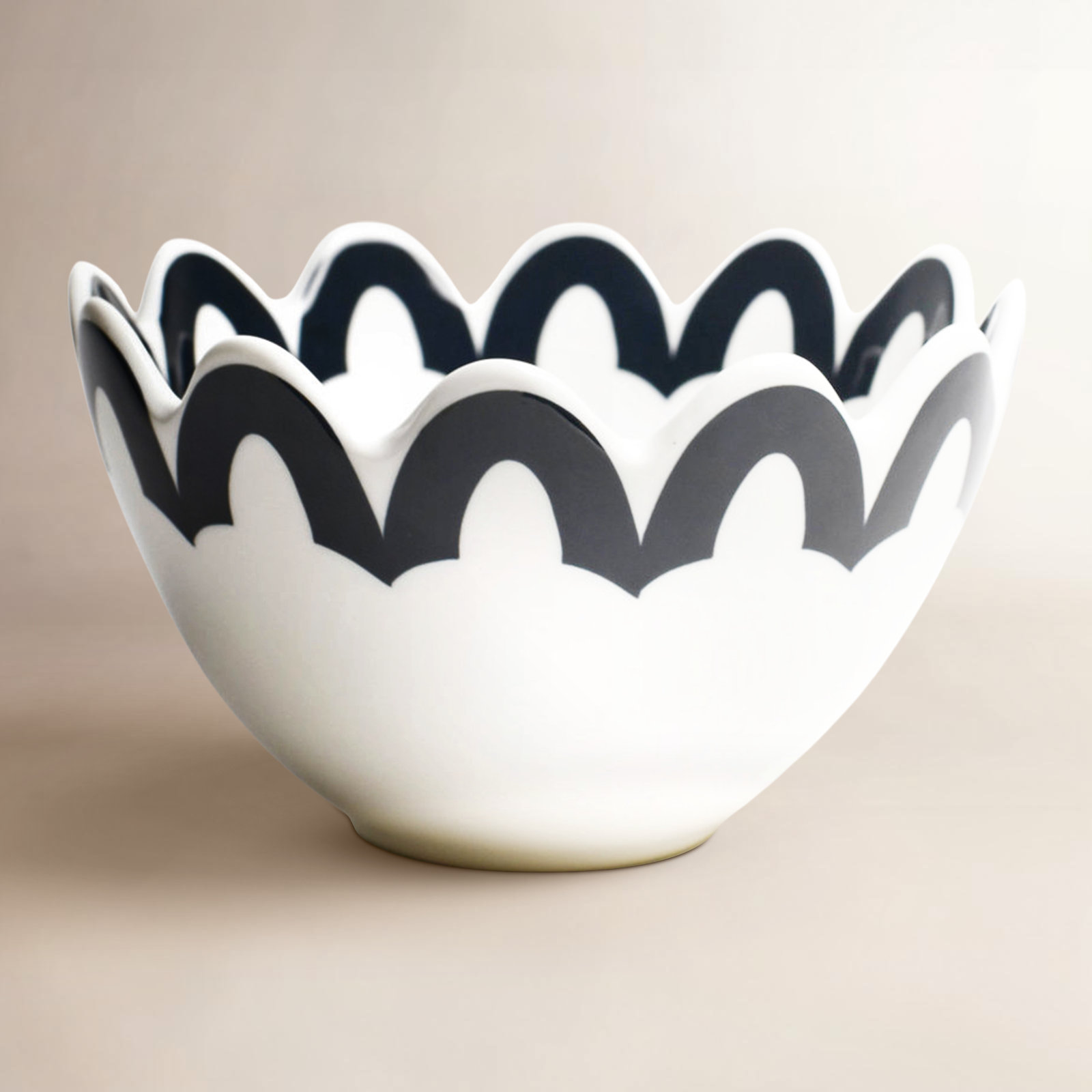 Stoneware Scalloped Dinnerware Set