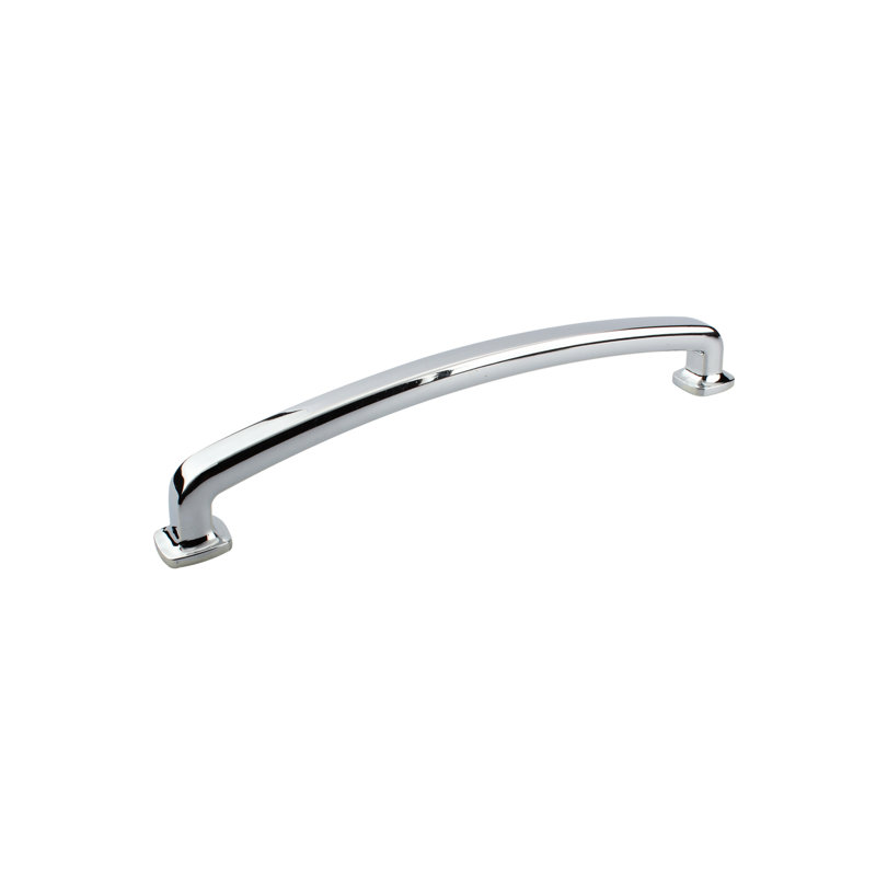 Poignée arche 12" center to center, Nickel chrome poli
