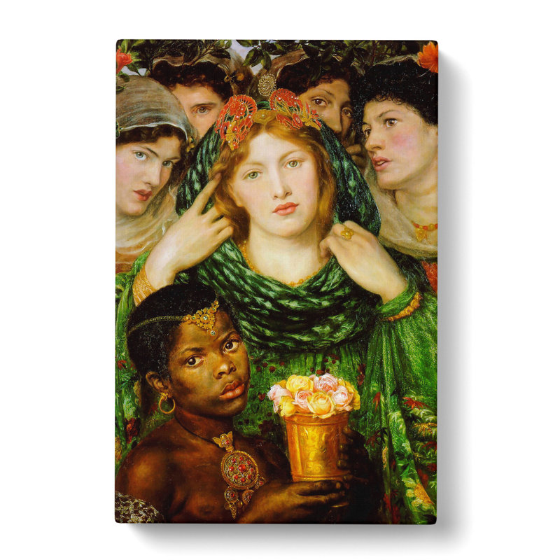 The Beloved by Dante Gabriel Rossetti - Wrapped Canvas Painting, 76cm H x 50cm W x 3cm D