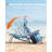 Backpack Beach Chair Reclining, Portable Folding Beach Chairs with 5 Adjustable Positions, Built-in Cooler & Backpack Straps-1514987520-1532490643