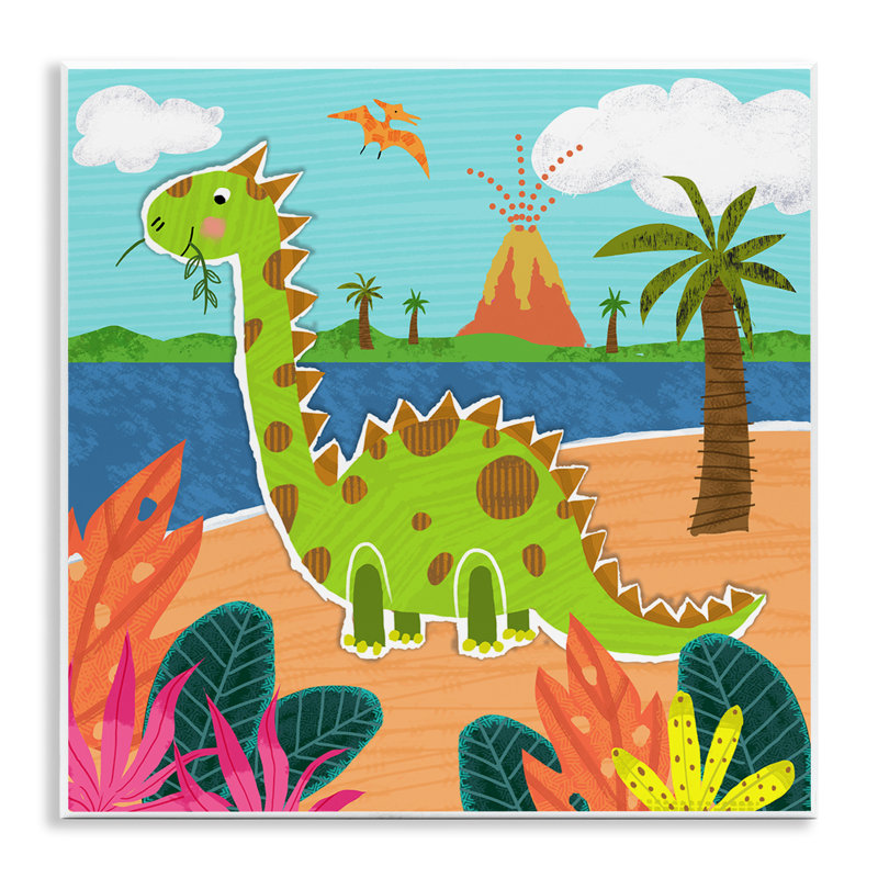 «Dinosaur on Beach» par Tina Finn