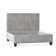 Lit plateforme tapissier Leigh