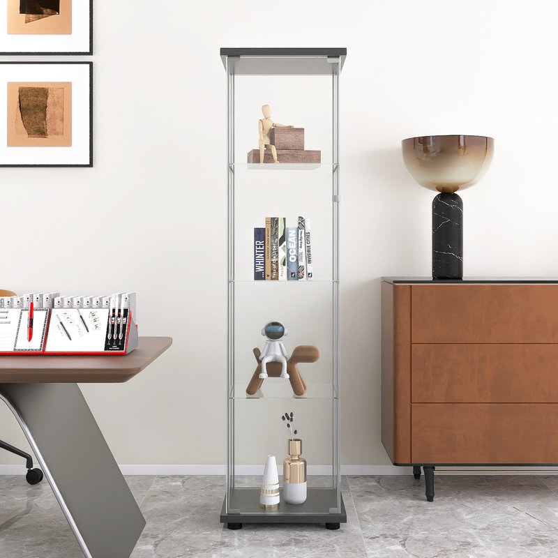 Buffet décoratif 4 portes Havik, H 64,68 po x l 14,28 po x P 16,68 po