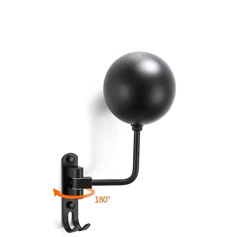 Porte-casque mural pour support à casque pivotant à 180 degrés