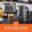 GEEPAS Argyle 1.7L Cordless Electric Kettle | Textured Kettle with 360° Rotational Base & Concealed Heating | Auto Shut Off Boil Dry Sensor | Space Saving Cord Storage and LED Indicator | 2200W-124213239