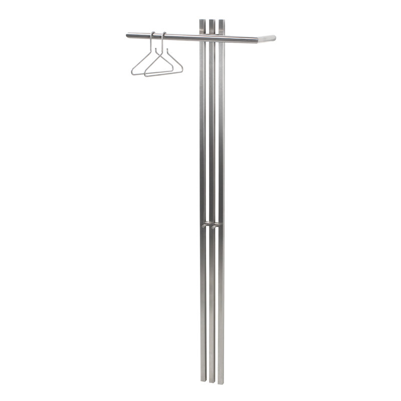 Metal Wall 2 - Hook Wall Mounted Coat Rack