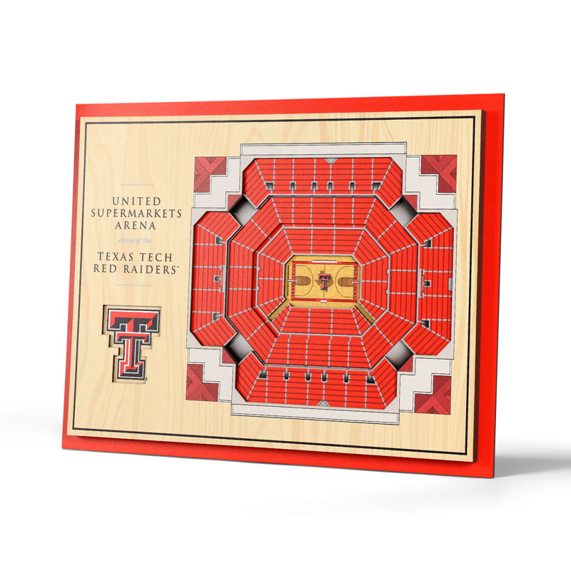 Handmade Wall Decor, Texas Tech Red Raiders BB
