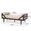 Chaise longue sans accoudoirs touffetée-1304622507