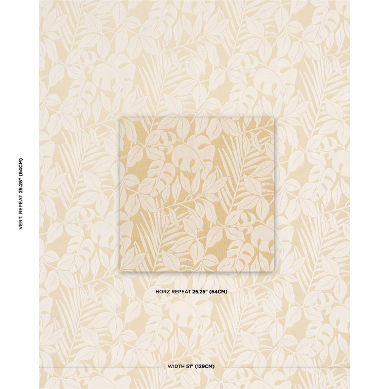 Tissu de velours intérieur / extérieur Miramar, Sable blanc