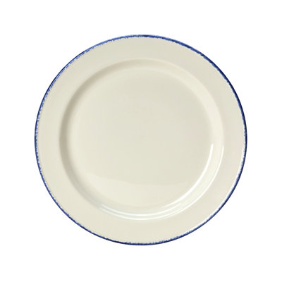Assiette plate Slimline BLUE DAPPLE