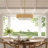 Maskell 4-Light 18" Wide Natural Rope Pendant Chandelier in Brass-1962838370