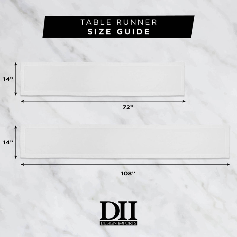 Hyde Lemon Bliss Print Table Runner, 72" L x 14" W