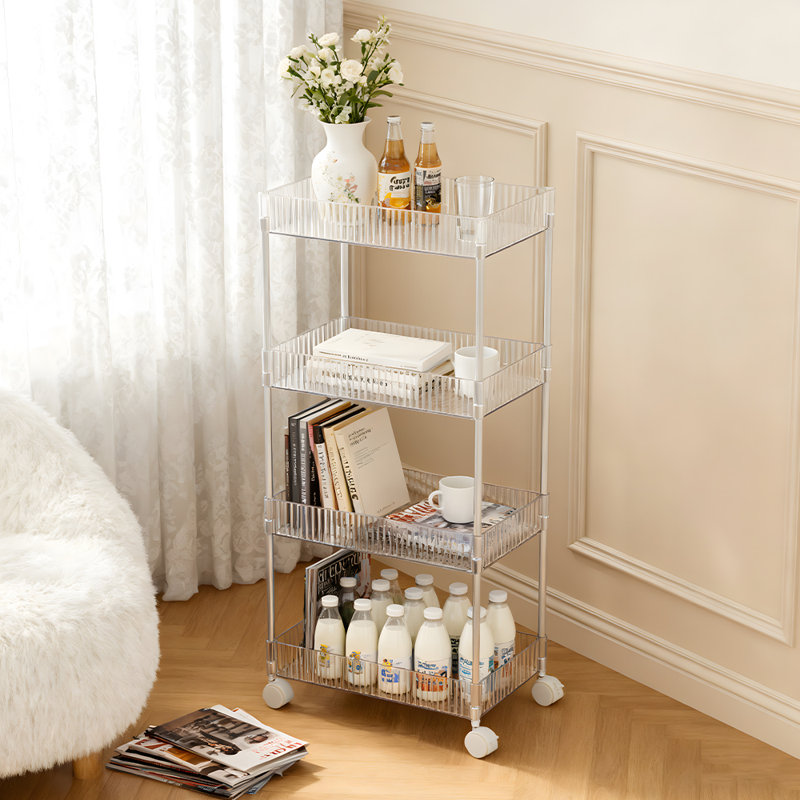 90.3 cm H x 38 cm W Utility Cart with Wheels