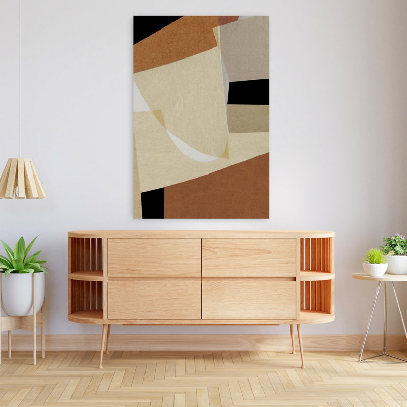 Art contemporain contemporain abstrait, H 48 po x l 32 po