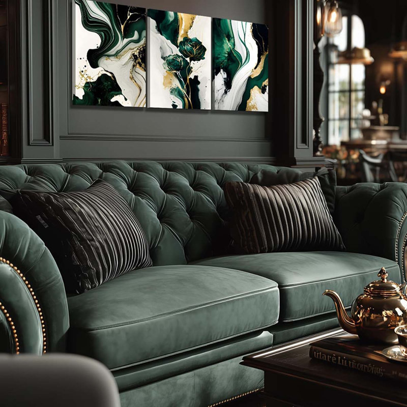 3 Piece Wrapped Canvas Print, 40 cm H x 30 cm W