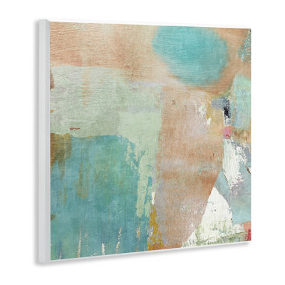 Rustic Paint Strokes Wall Plaque Art by Suzanne Nicoll
