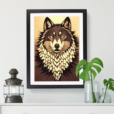 Wolf Mid Century Vol.1 - Single Picture Frame Print