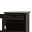 Armoire à vin moderne avec porte en verre à trois couches, avec tiroir et support à vin en forme de X, pour le salon, la cuisine, la salle à manger, le bar