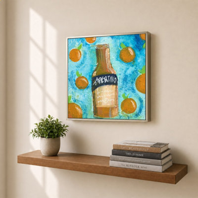 Apertivo and Oranges par Nola James - Impression sur toile