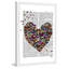 «Butterfly Heart» par Marmont Hill - reproduction d'art sur papier-541534250