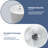 32 1/2" Tall Circular Ceramic Pedestal Bathroom Sink with Fauce Hole and Overflow