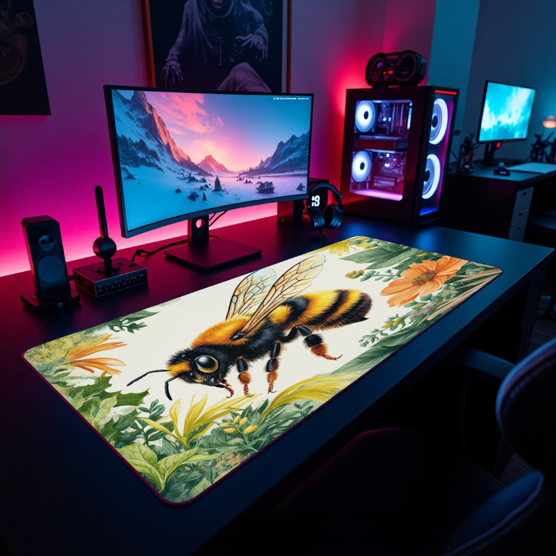 Polyester Desk Pad, 14.4x12.1